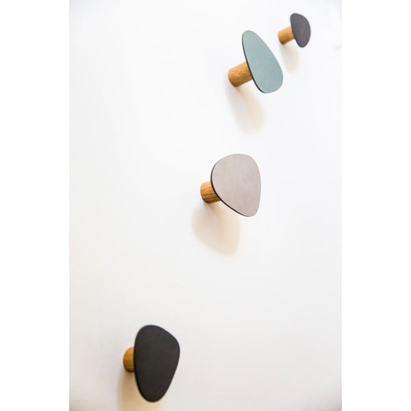 Prljavo zelena željezna zidna kuka Dot L Nupo – LIND DNA-image-1