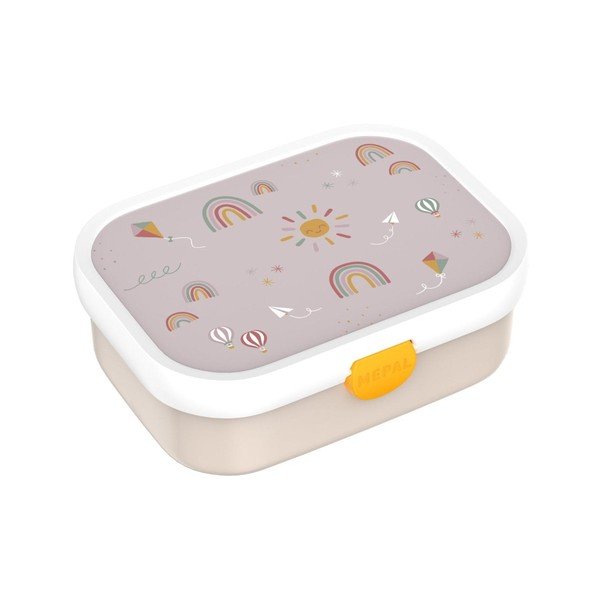 Bež plastična dječja kutija za ručak Sunshine & Rainbow – Mepal