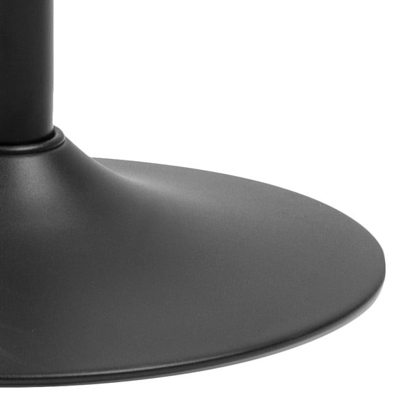 Crna metalna barska stolica podesive visine (visine sjedala 59 cm) Finch – Actona-image-3