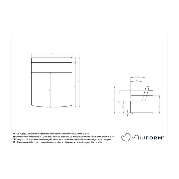 Svjetlo smeđa modularna sjedeća garnitura Lulu – Miuform-image-4