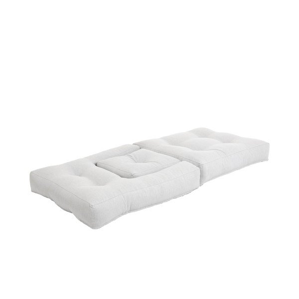 Dječja fotelja na razvlačenje s tabureom Karup Design Mini Cube Grey-image-4
