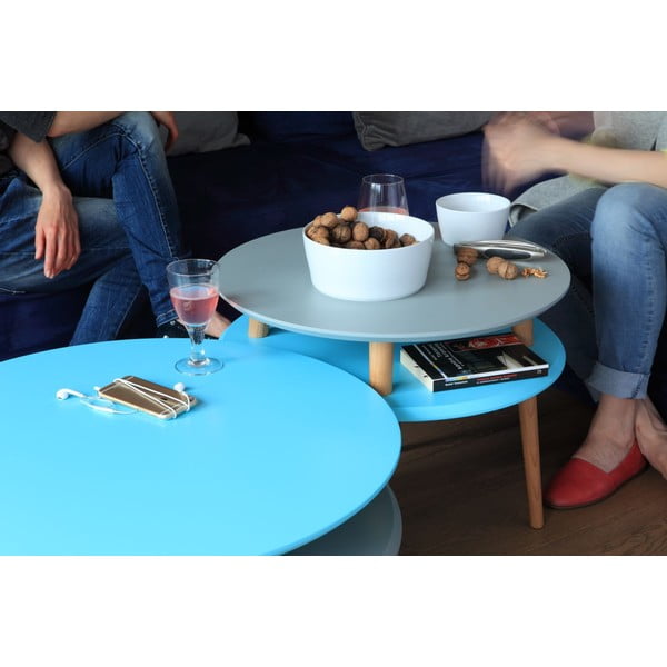 Svijetlo sivi stolić Ragaba UFO, ⌀ 57 cm-image-1