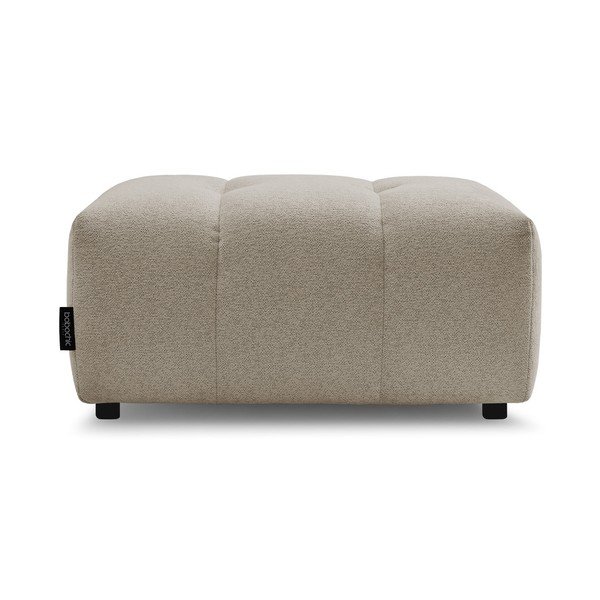 Bež tabure od šenila Roxelane – Bobochic Paris