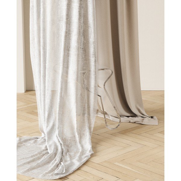 Bijele zavjese u setu od 2 kom 132x213 cm Sheera - Umbra-image-4