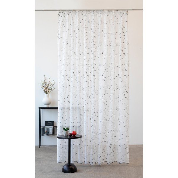 Bijela prozirna zavjesa 300x260 cm Muza – Mendola Fabrics-image-1