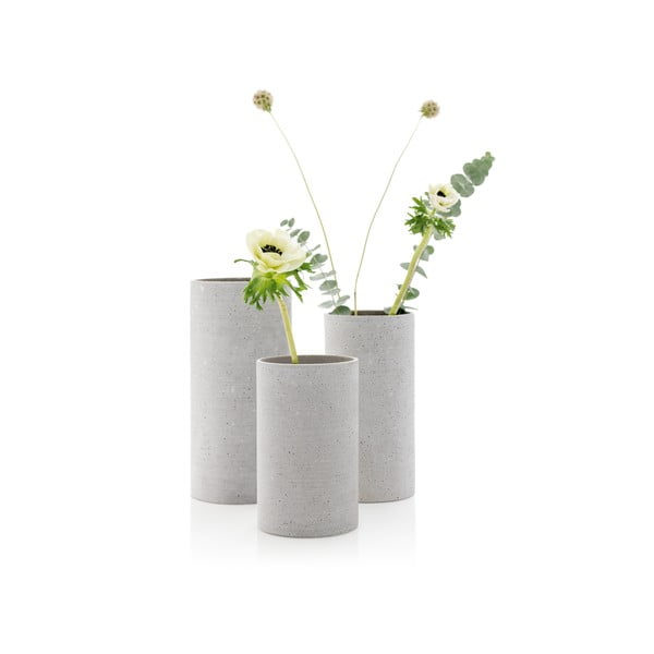 Svijetlo siva vaza Blomus buket, visina 24 cm-image-2