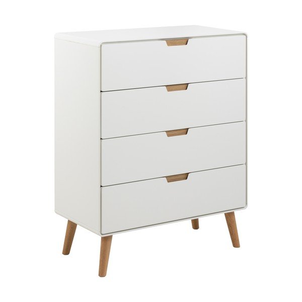 Bijela komoda 80x100x40 cm Lowell – Actona-image-2