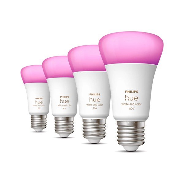 LED pametne žarulje u setu 4 kom E27, 9 W White and color ambiance – Philips Hue-image-1