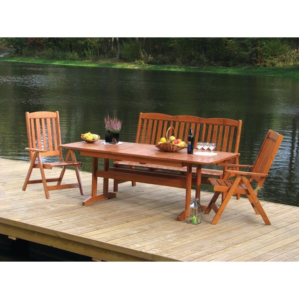 Vrtni stol od masivnog bora 90x160 cm Luisa – Rojaplast-image-1