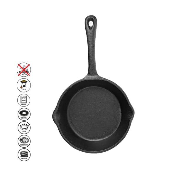 Grill tava od lijevanog željeza ø 16 cm LITINA – Orion-image-4