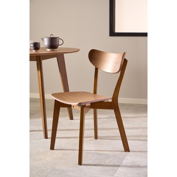 Smeđa blagovaonska stolica Roxby – Actona-image-3