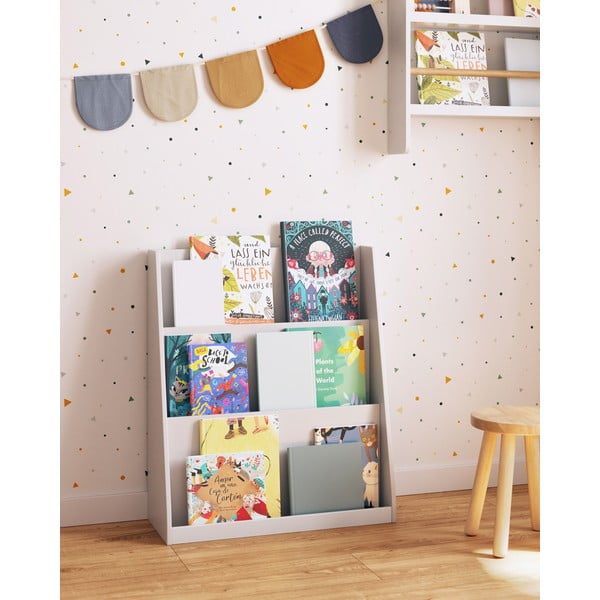 Bijela dječja biblioteka 59,5x69,5x23 cm Adiventina – Kave Home-image-1