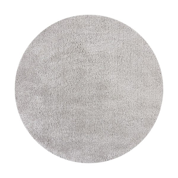 Svijetlo sivi okrugao tepih ø 133 cm – Flair Rugs