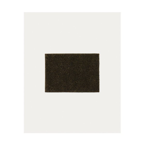 Kaki zelena kupaonska prostirka 50x70 cm Coper – Kave Home-image-4