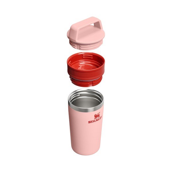 Termo šalica od nehrđajućeg čelika boja breskve 350 ml Café-To-Go Travel Mug Peach Rose – Stanley-image-1