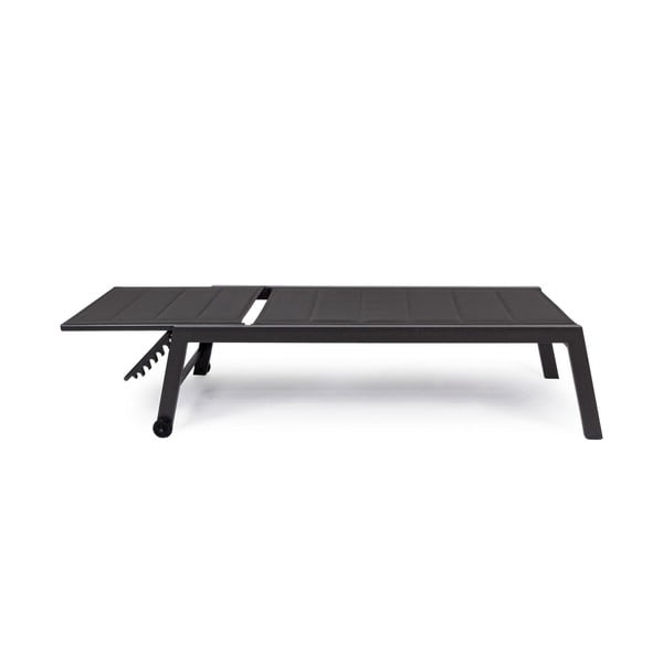 Antracitno siva metalna vrtna ležaljka Hilde   – Bizzotto-image-2