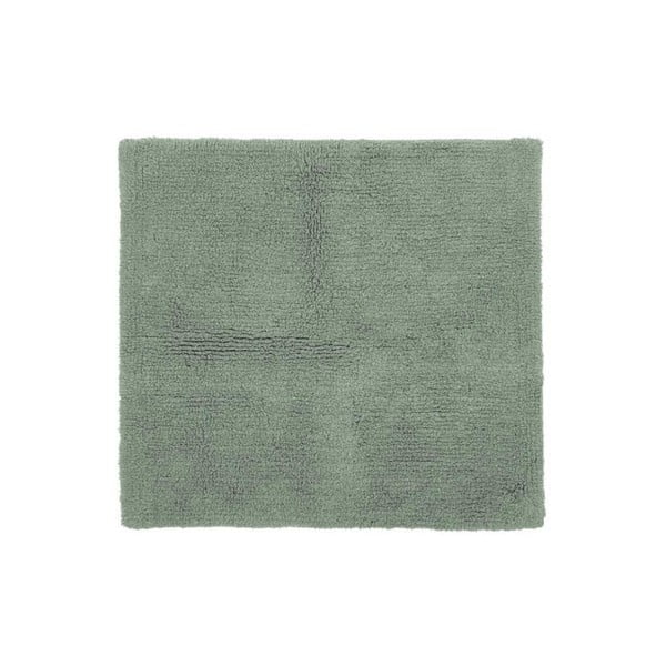 Zelena pamučna prostirka za kupaonicu Tiseco Home Studio Luca, 60 x 60 cm