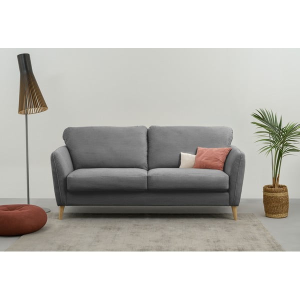 Tamno siva sofa od samta 170 cm Paris – Scandic-image-1