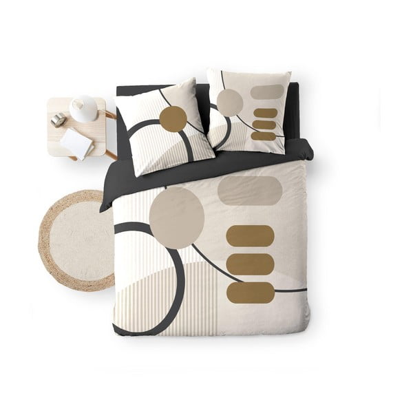 Bež pamučna posteljina za bračni krevet/za produženi krevet 240x220 cm Santana – douceur d'intérieur-image-4