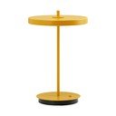 Žuta  metalna LED stolna lampa s metalnim sjenilom (visina 31 cm) Asteria Move – UMAGE