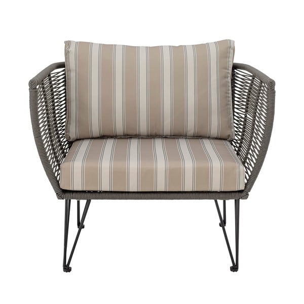 Bež podstavljena vrtna fotelja Mundo – Bloomingville-image-2