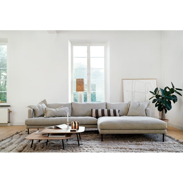 Krem kutna garnitura (s desnim kutom) Britt – Sits-image-3