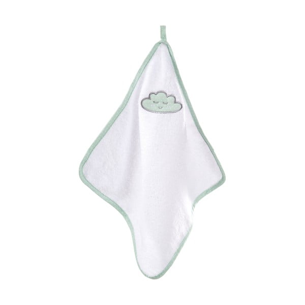 Bijeli pamučan dječji ručnik s kapuljačom 80x80 cm Happy Cloud – Roba-image-2