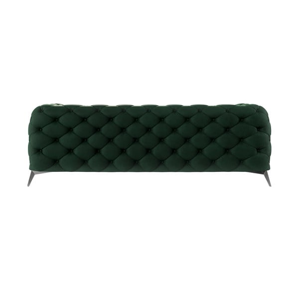 Tamno zelena baršunasti sofa 225 cm Chelsea – Ropez-image-2