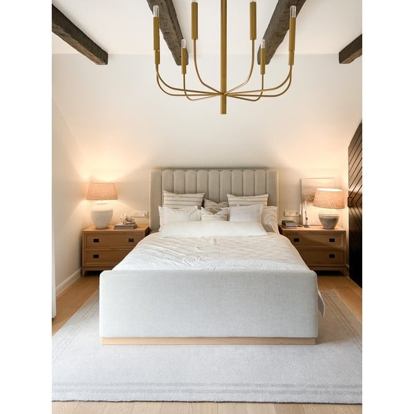 Krem vuneni tepih 200x300 cm Calisia M Grid Rim – Agnella-image-3