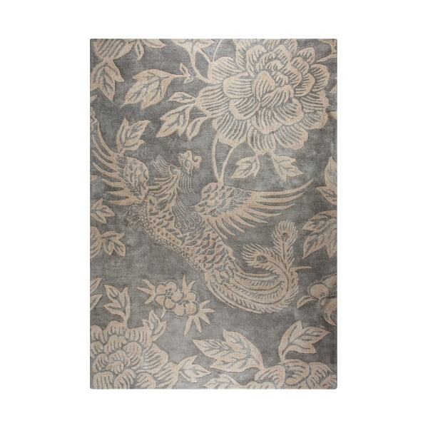 Sivi ručno tkani tepih Flair Rugs Phoenix, 200 x 290 cm