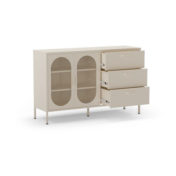 Krem komoda 140x90 cm Diora – Marckeric-image-4