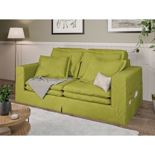 Svijetlo zelena sofa 196 cm Nora – Ropez-image-3