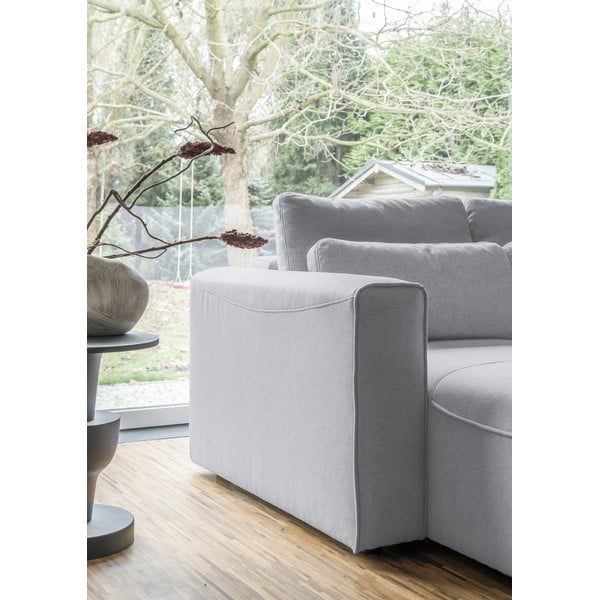 Svijetlo siva sklopiva kutna garnitura (u "U") Homely Tommy - Miuform-image-4