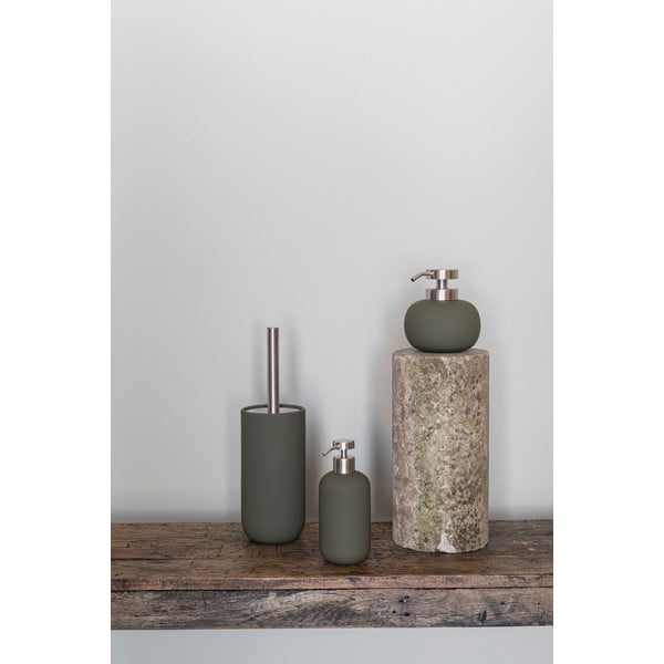 Tamno zeleni keramički dozator sapuna 120 ml Lotus Play – Mette Ditmer Denmark-image-1