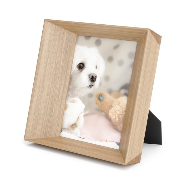 Drveni stojeći okvir u prirodnoj boji 20x20 cm Lookout – Umbra