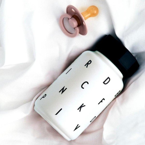 Bijela dječja termosica Design Letters Kids, 330 ml-image-1