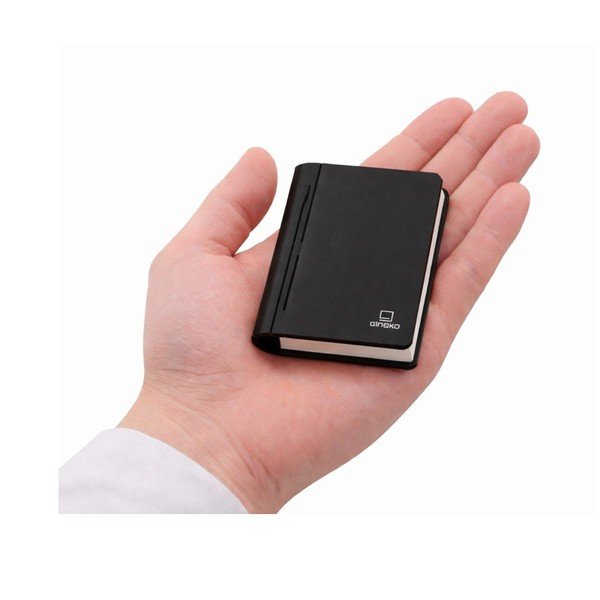 Crni svjetlosni ukras nešiojamas s USB BookLight – Gingko