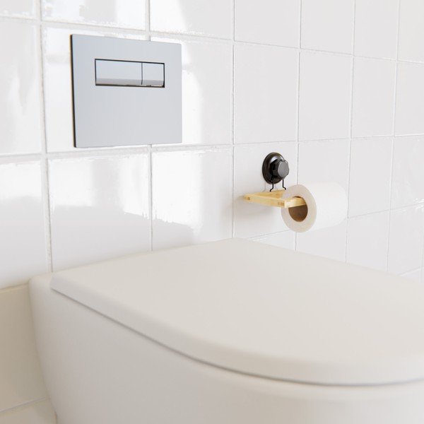 Samodržeći držač za toaletni papir od bambusa Compactor Bestlock SPA-image-4