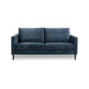 Tamnoplava sofa s baršunastom površinom Scandic Adagio, širine 153 cm