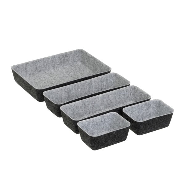 Tekstilni organizatori za ladice u setu 5 kom – Casa Selección-image-2