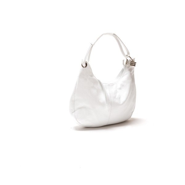 Bijela kožna torbica Carla Ferreri Isabella Laura-image-1