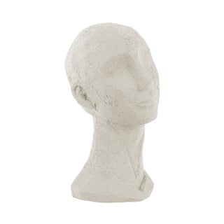 Bijela dekorativna skulptura u boji bjelokosti PT LIVING Face Art, visina 28,4 cm