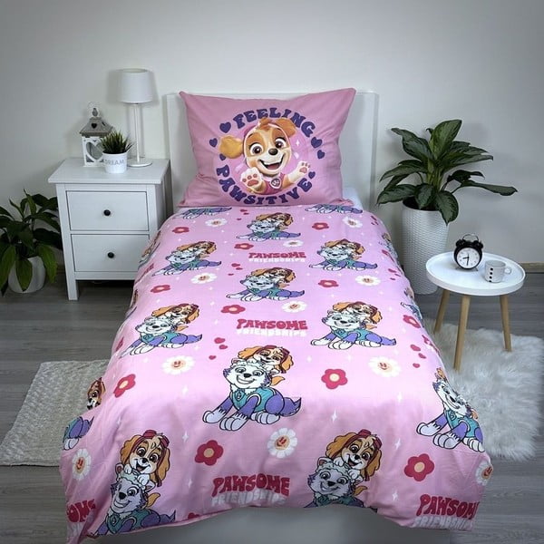 Dječja posteljina za krevet za jednu osobu od mikrovlakana 140x200 cm Paw Patrol – Jerry Fabrics-image-2