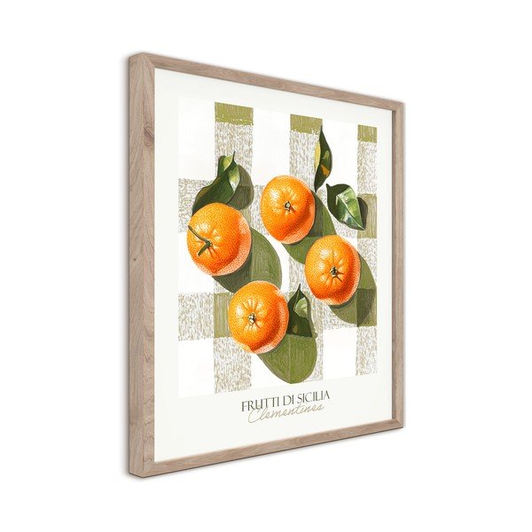 Tiskana slika s okvirom 40x50 cm Mandarines  – Styler-image-4
