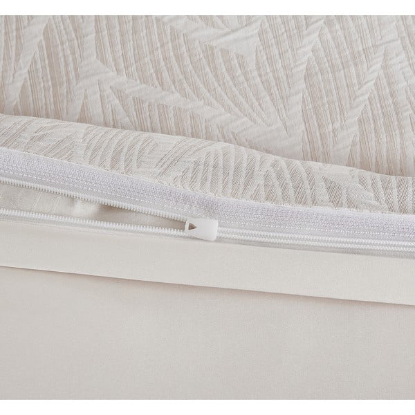 Bež posteljina za krevet za jednu osobu od jacquarda 140x200 cm Florida – My House-image-3