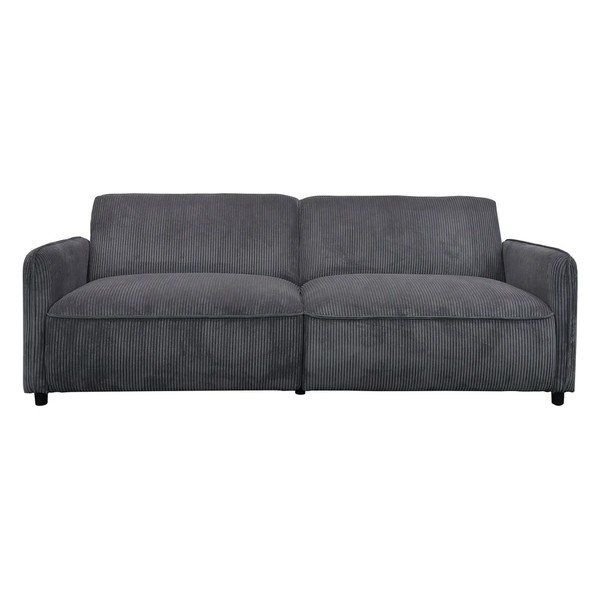 Antracitno siva podesiva/sklopiva sofa od samta 209 cm Alicia – Støraa
