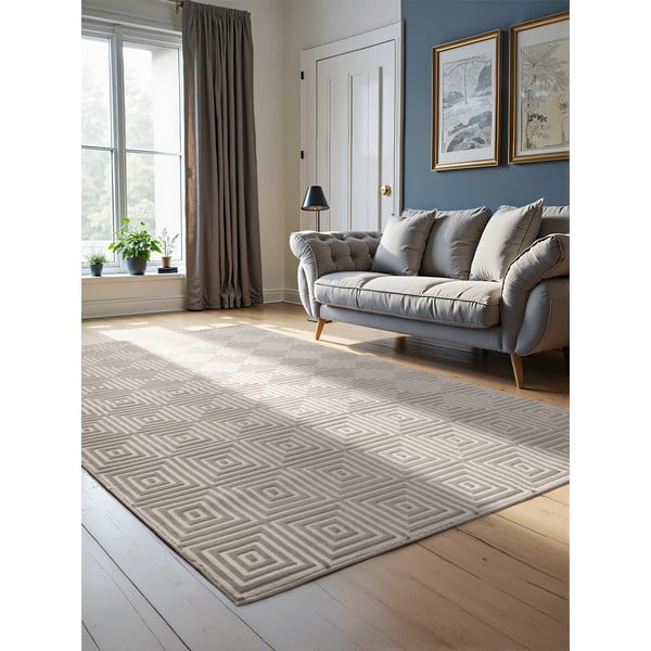 Bež/krem tepih 120x170 cm Perles Tourmaline – Elle Decoration-image-1