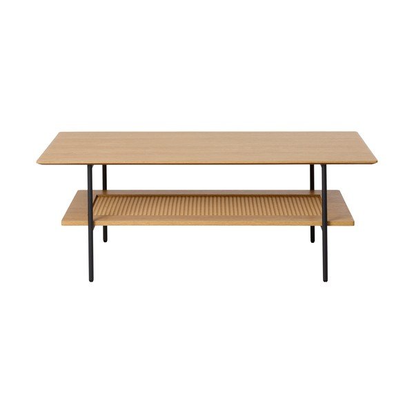 Stolić za kavu u dekoru hrasta u prirodnoj boji 55x110 cm Pensacola – Unique Furniture-image-1