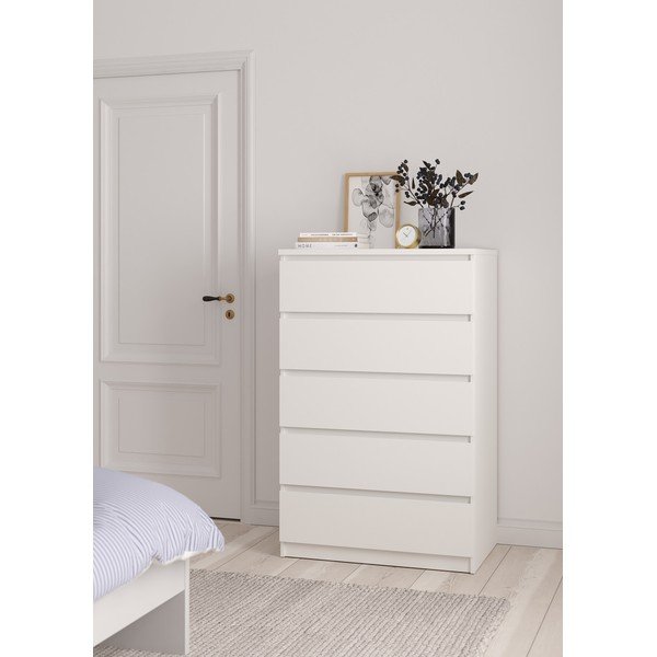 Bijela komoda 77x121x50 cm Naia – Tvilum-image-1