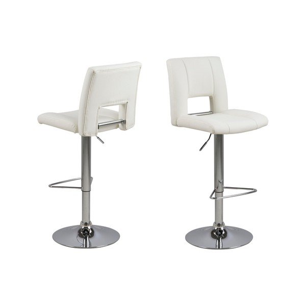 Set od 2 bijele barske stolice Acton Wilma Barstool-image-2